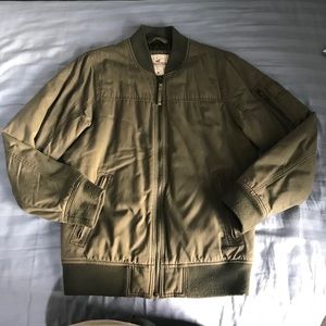 Military Green Bomber Jacket - Men’s M